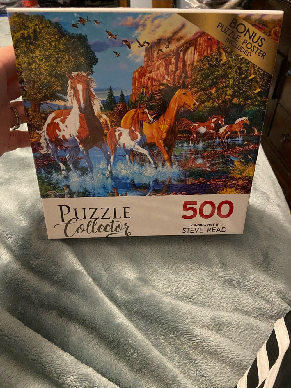 500-Piece Jigsaw Puzzle - Running Free (Multicolor)
